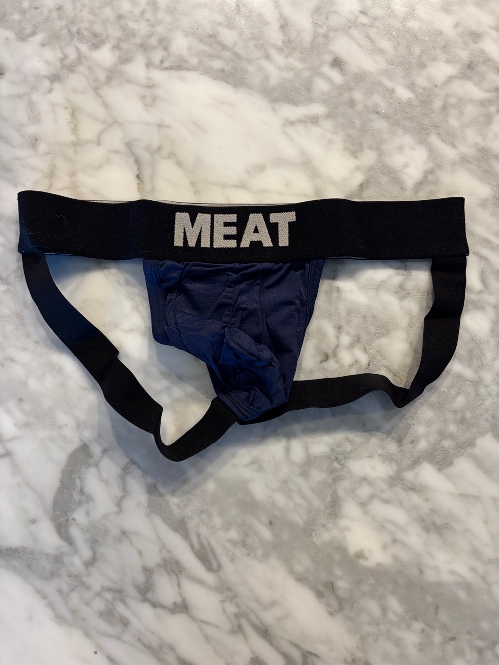 Navy Men's Supportive Jock Brief